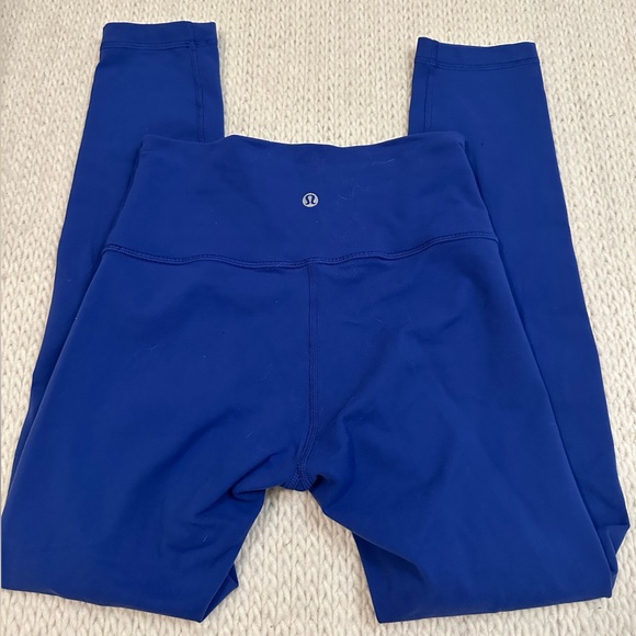 lululemon athletica Pants - Lululemon Wunder Train High Rise Legging in Regatta Blue Size 4